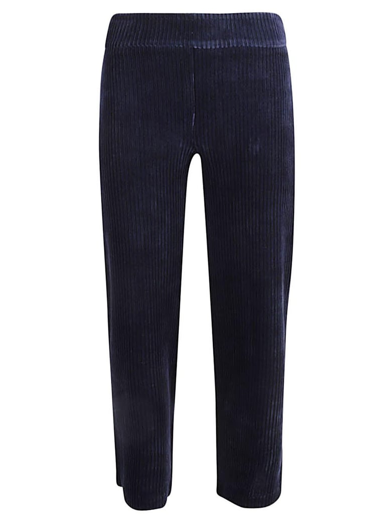 corduroy cropped trousers by Selfnex