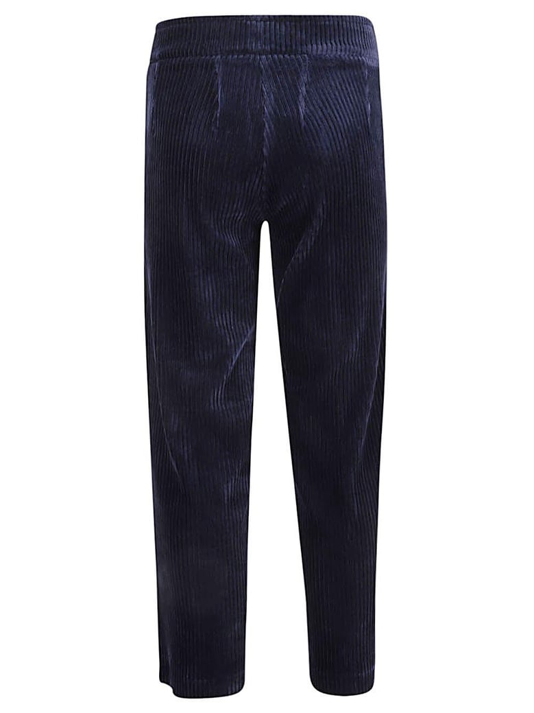 corduroy cropped trousers by Selfnex