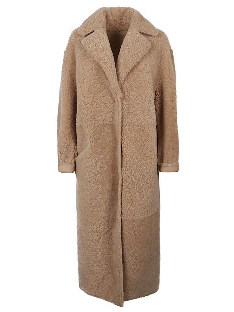 allegra leather long coat by Selfnex