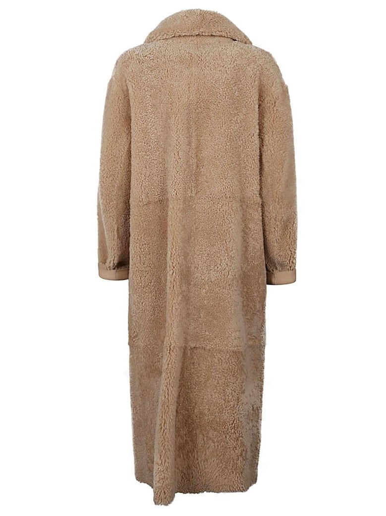 allegra leather long coat by Selfnex
