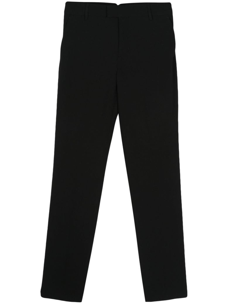 wool cigarette trousers by Selfnex