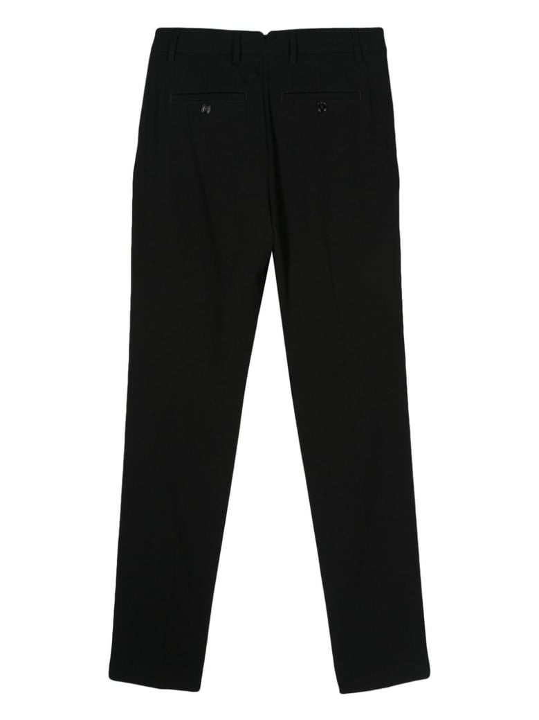 wool cigarette trousers by Selfnex
