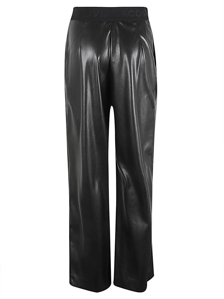 faux leather trousers by Selfnex