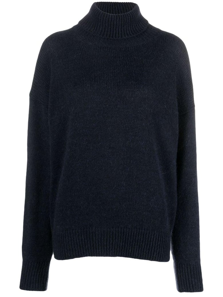 mohair wool turtleneck sweater by Selfnex