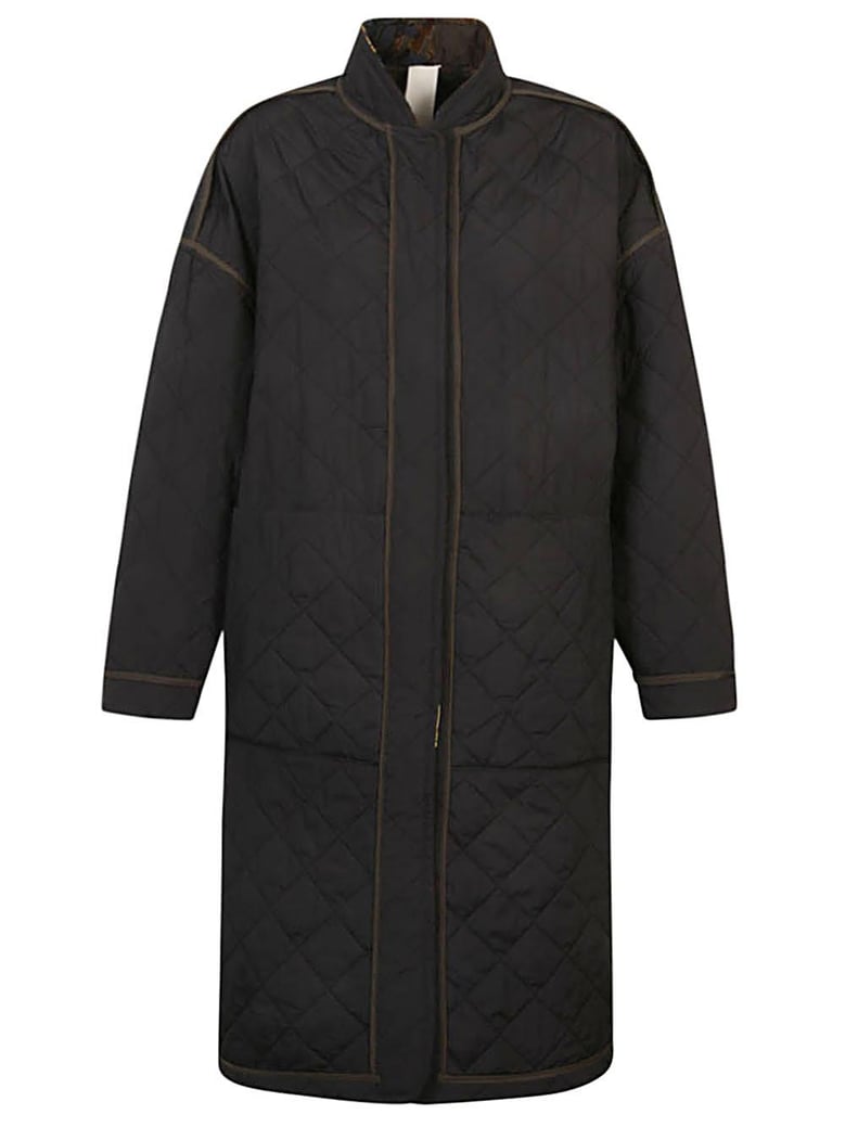 petra camouflage print ovesized coat by Selfnex
