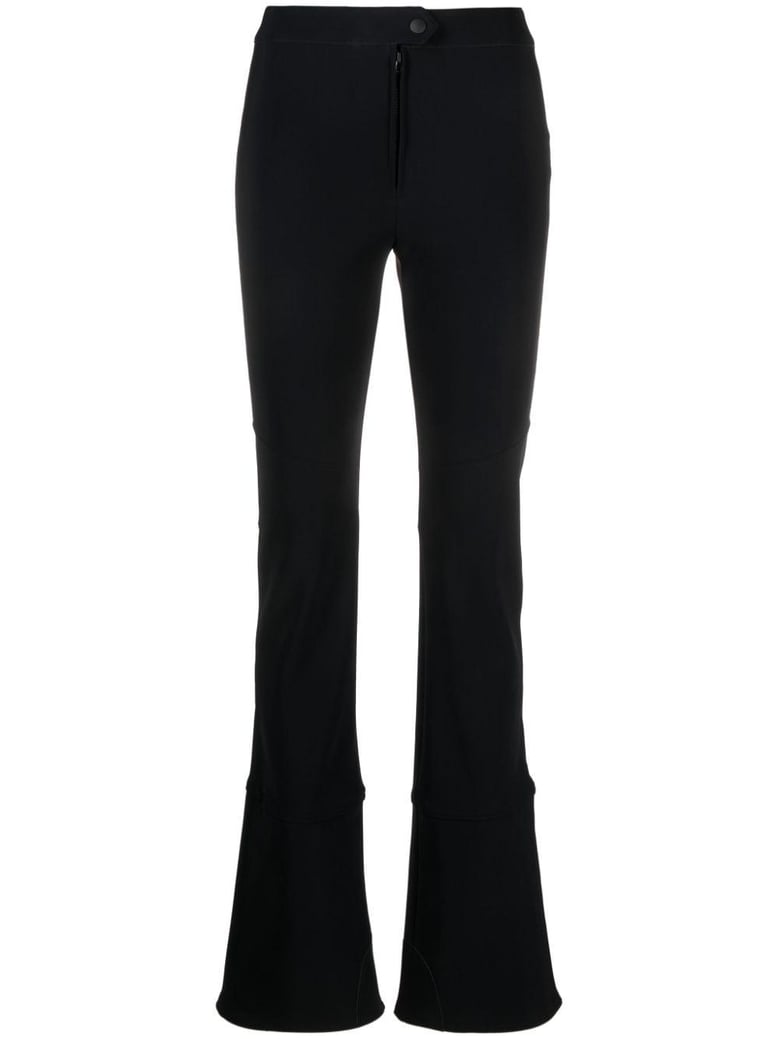 high-waisted flared trousers by Selfnex