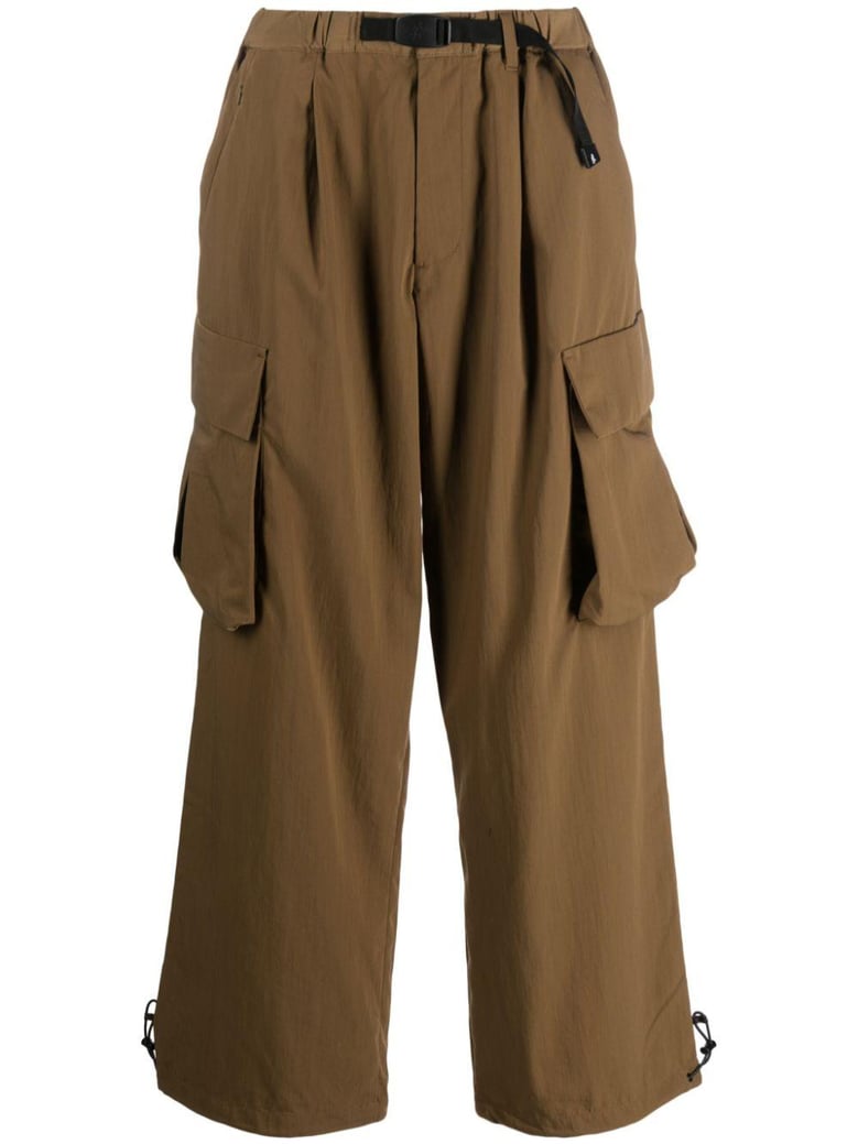 nylon cargo trousers by Selfnex