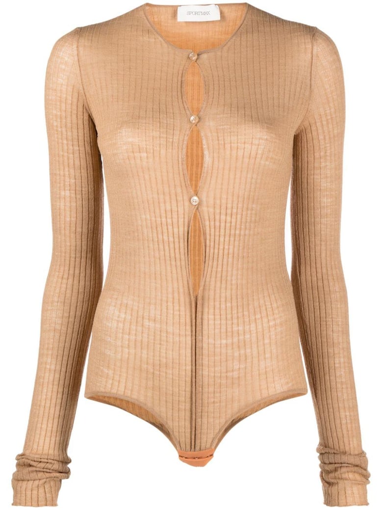 wool blend bodysuit by Selfnex