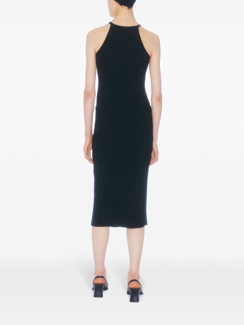 cable knit asymmetrical skirt by Selfnex