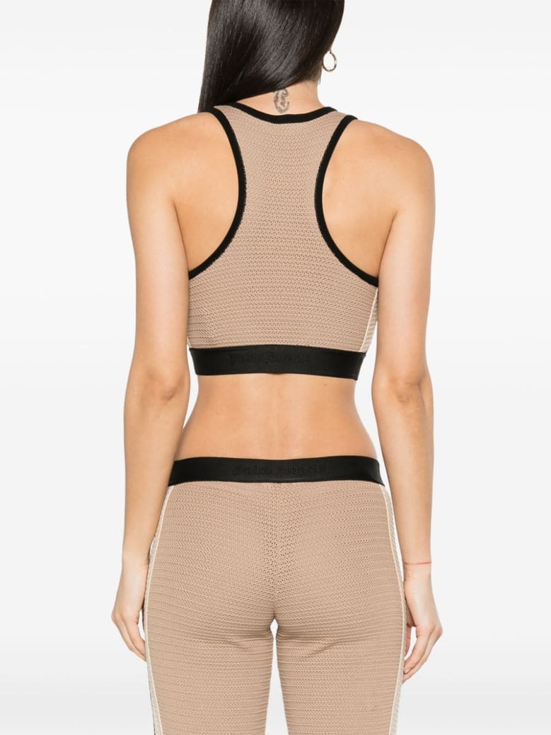 knitted cropped top by Selfnex
