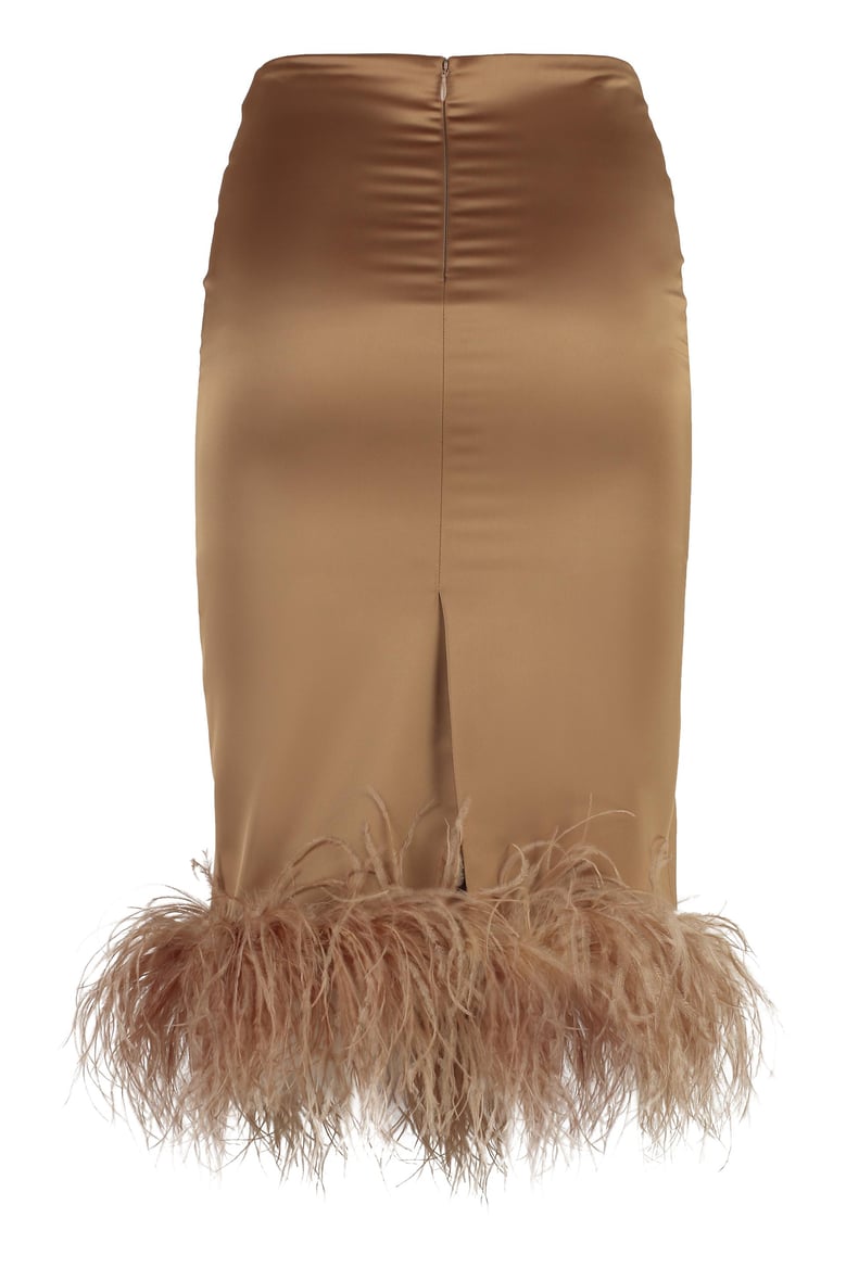 satin skirt by Selfnex