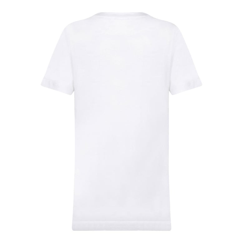 white cotton jersey t-shirt by Selfnex