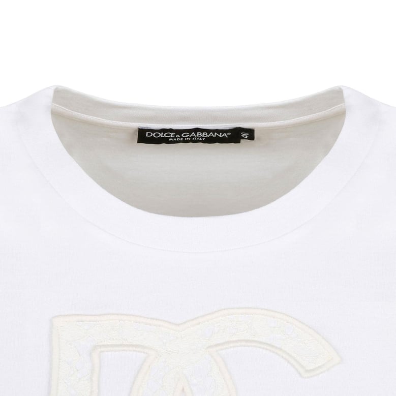 white cotton jersey t-shirt by Selfnex