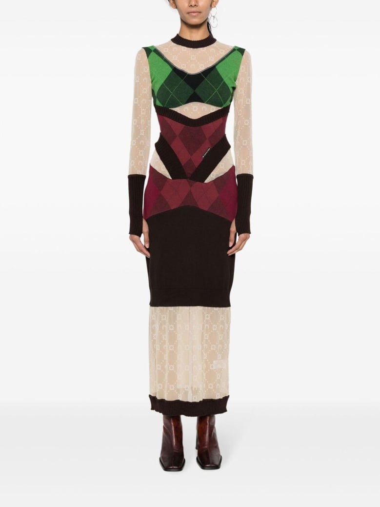 wool long dress by Selfnex