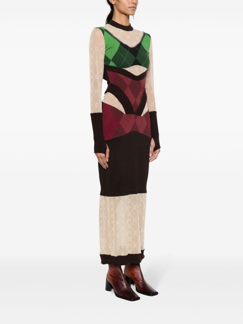 wool long dress by Selfnex