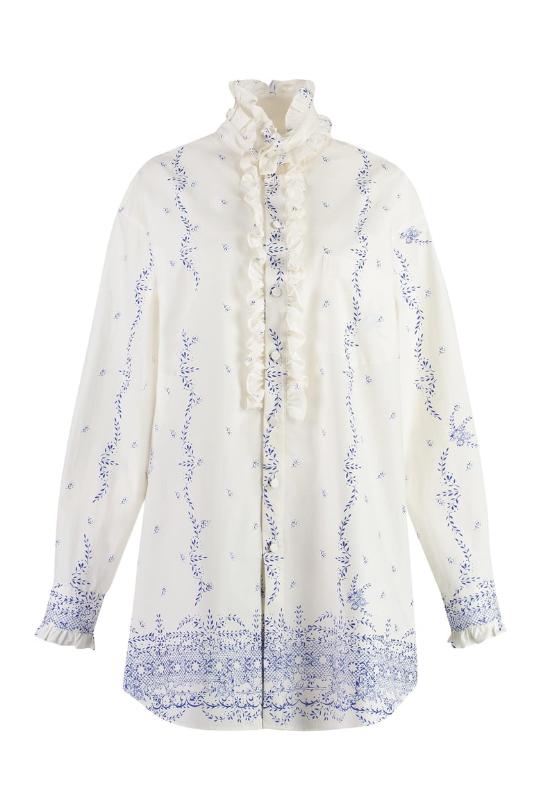 cotton poplin shirtdress by Selfnex