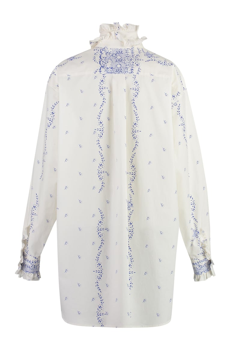 cotton poplin shirtdress by Selfnex