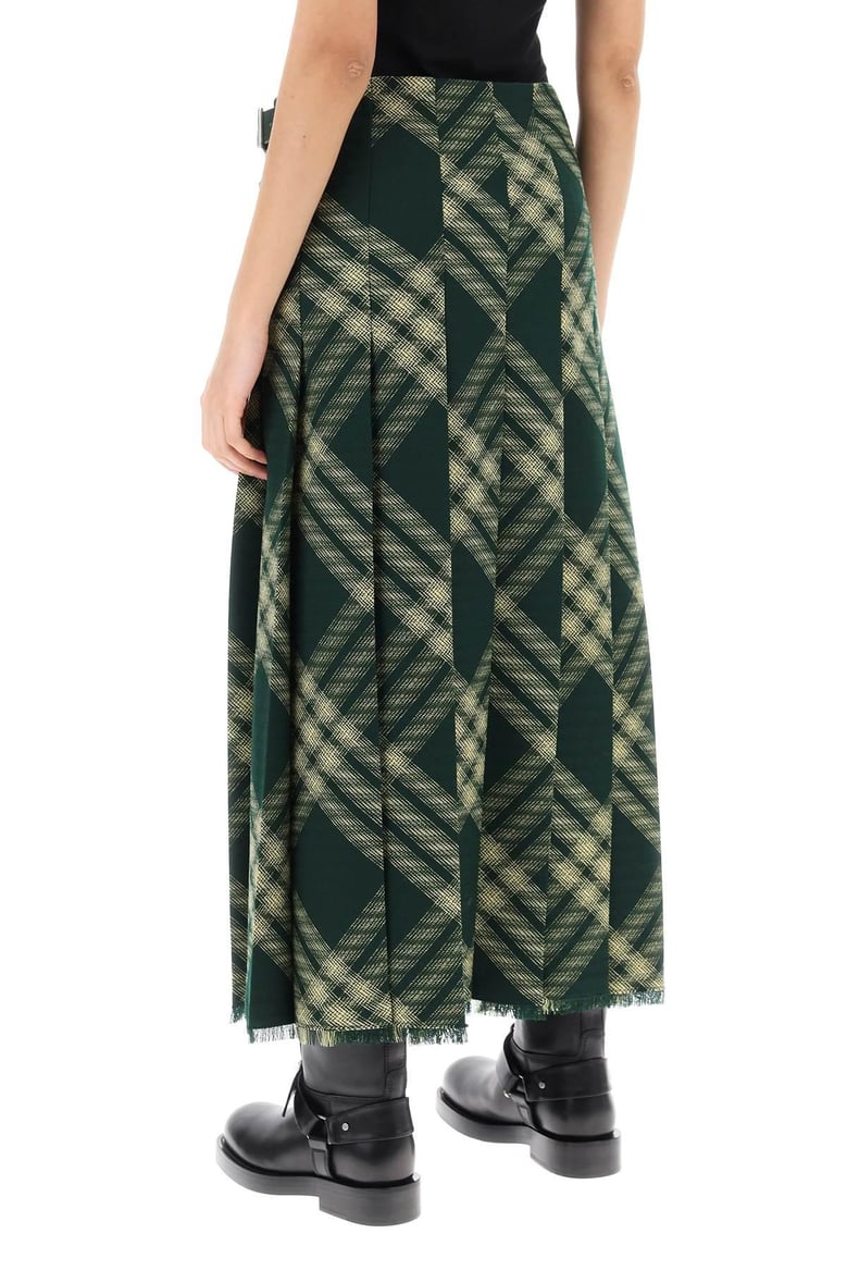 wool midi skirt by Selfnex
