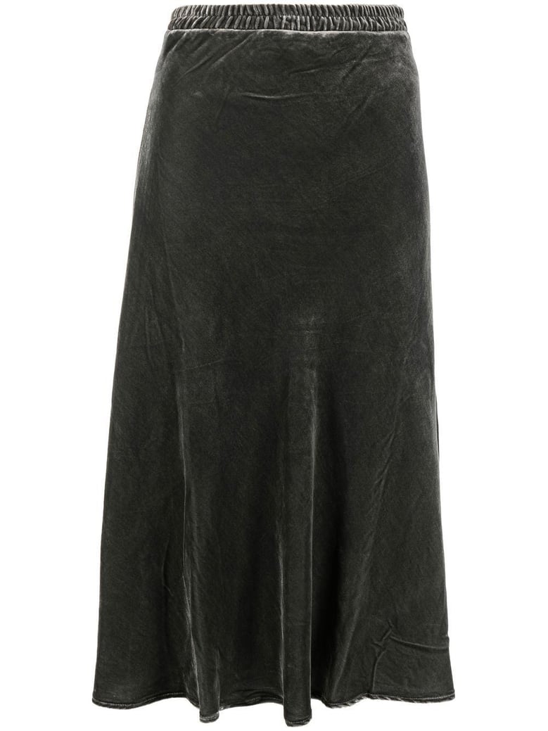 velvet long skirt by Selfnex