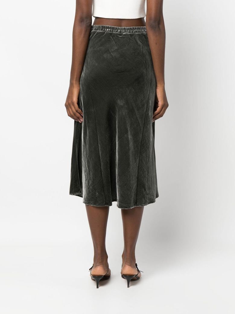 velvet long skirt by Selfnex