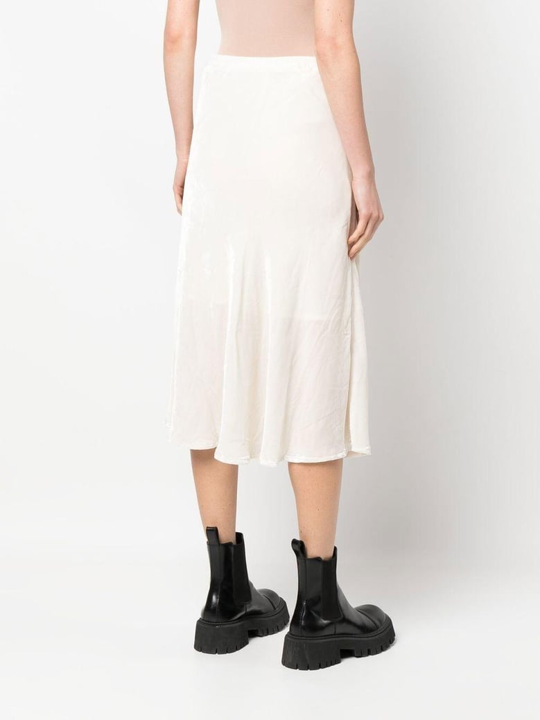 velvet long skirt by Selfnex