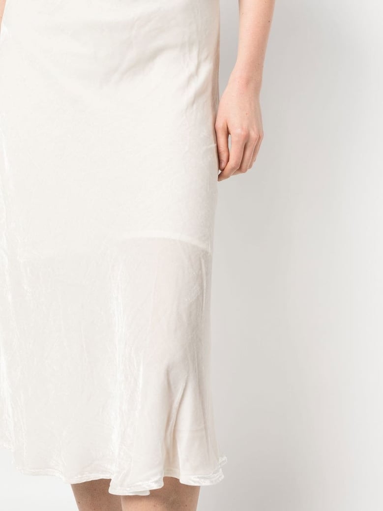 velvet long skirt by Selfnex