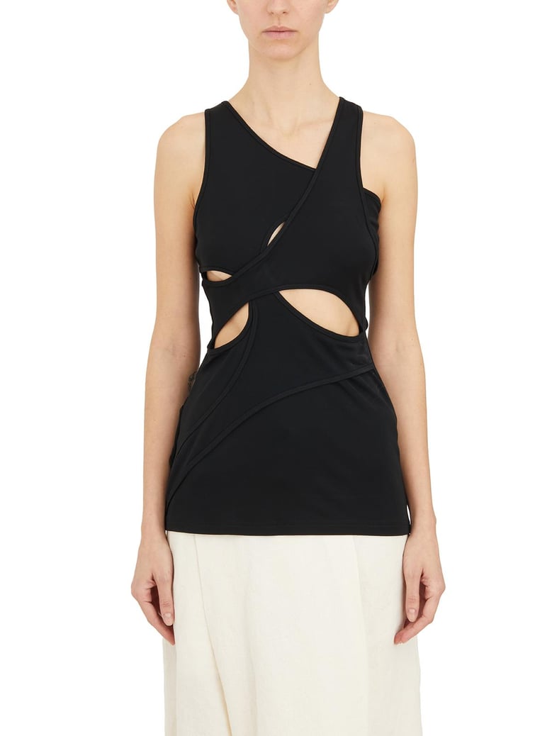 tank top effetto incrociato by Selfnex