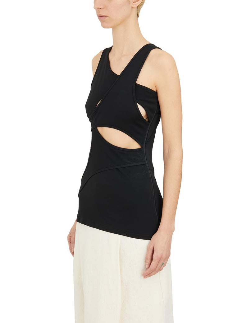 tank top effetto incrociato by Selfnex