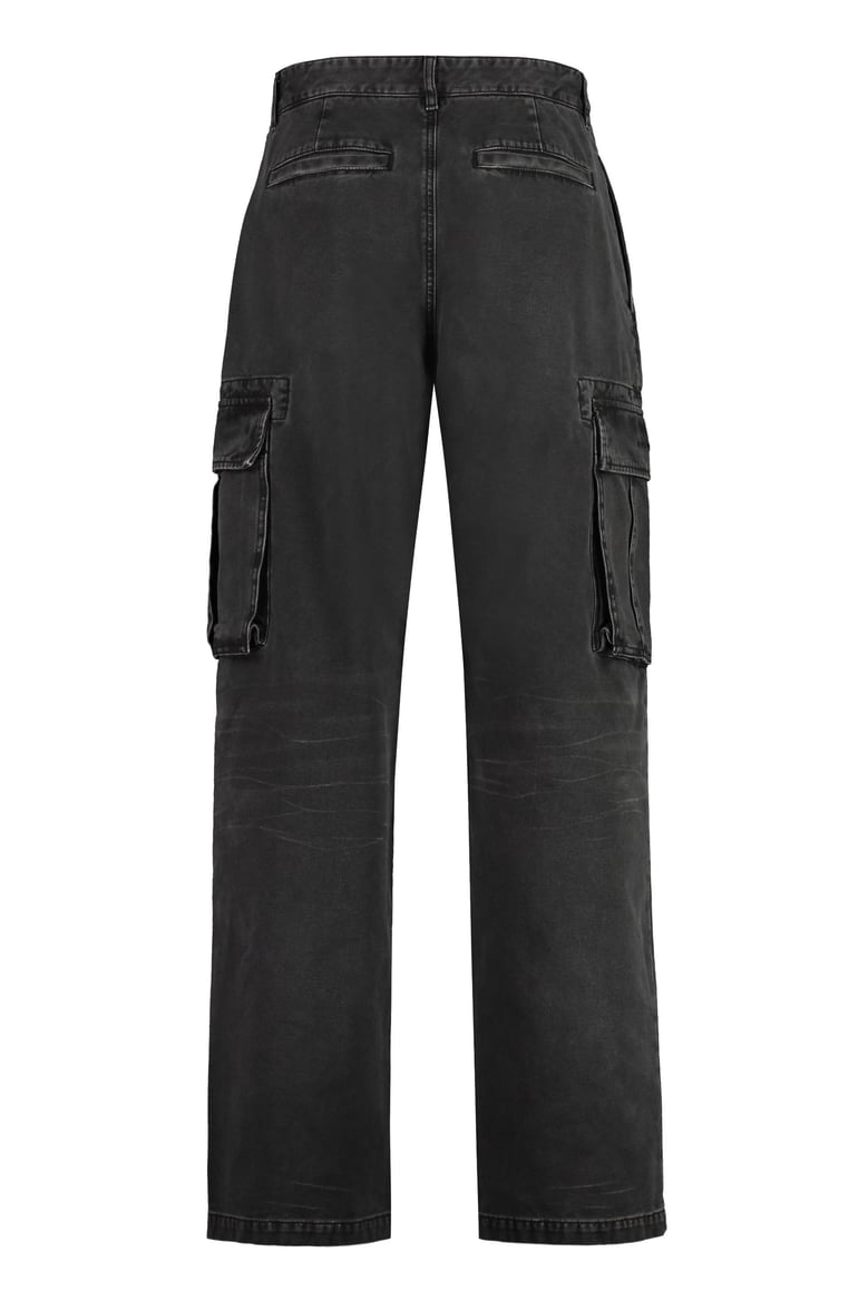 5-pocket straight-leg jeans multi-pocket cotton trousers by Selfnex