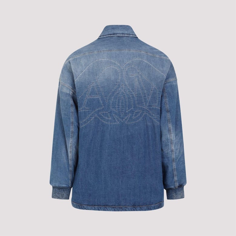 quilted denim shirt by Selfnex