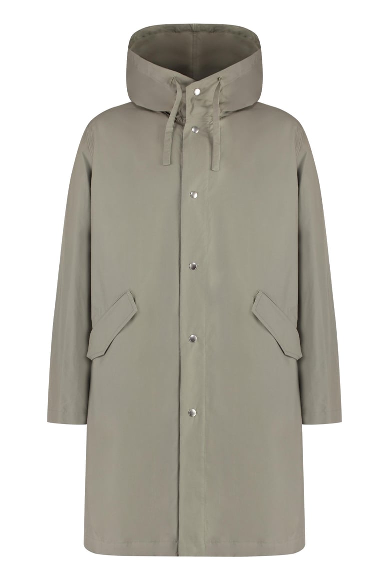 hooded cotton parka by Selfnex