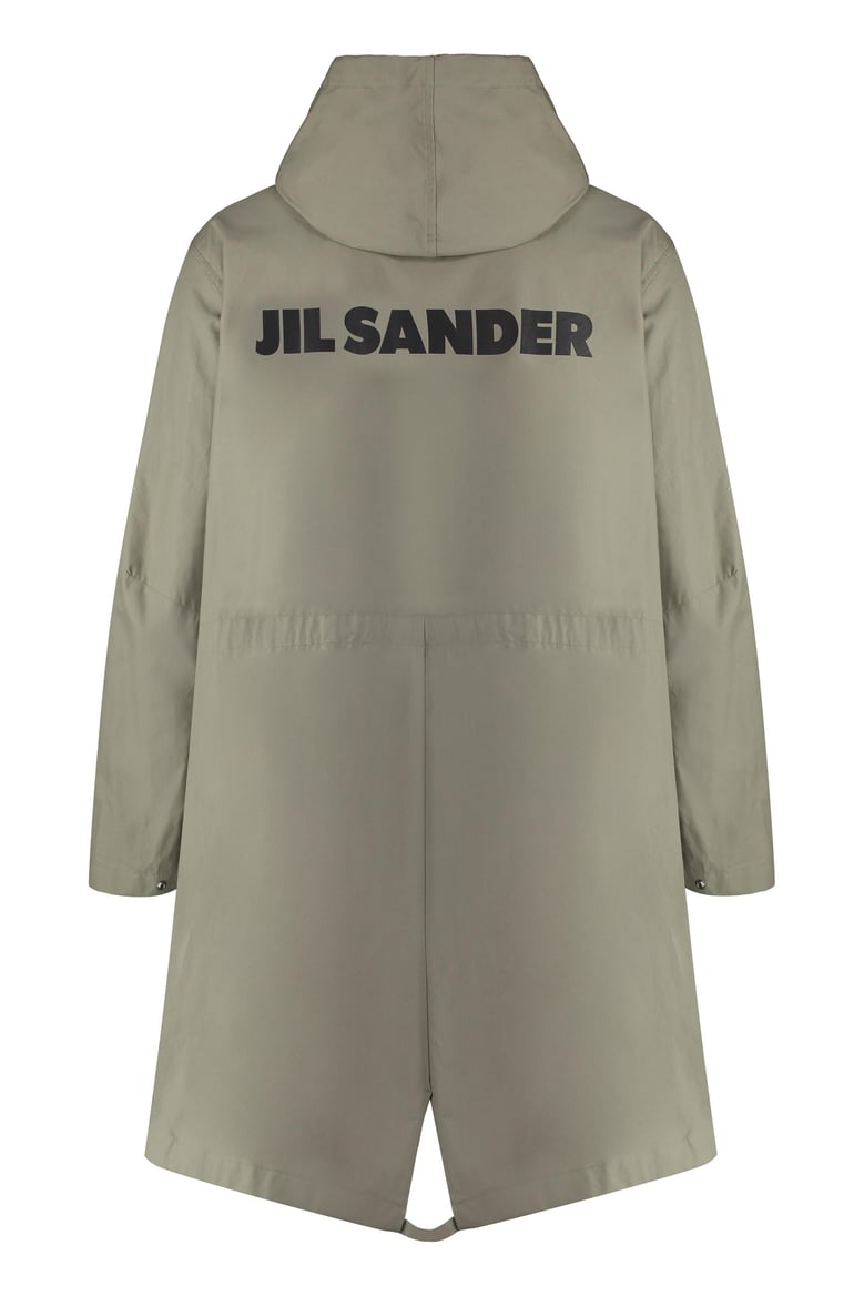 hooded cotton parka by Selfnex