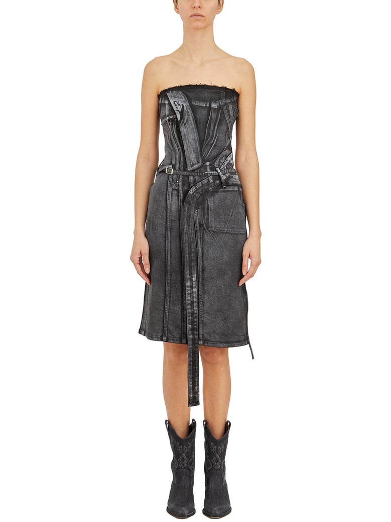 abito a tubino in denim by Selfnex