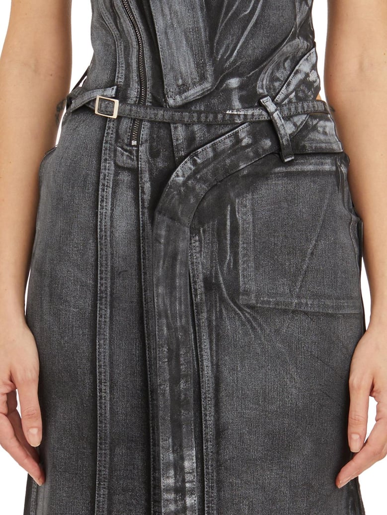abito a tubino in denim by Selfnex