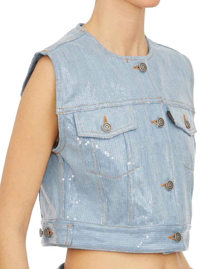 gilet con paillettes mod judy by Selfnex