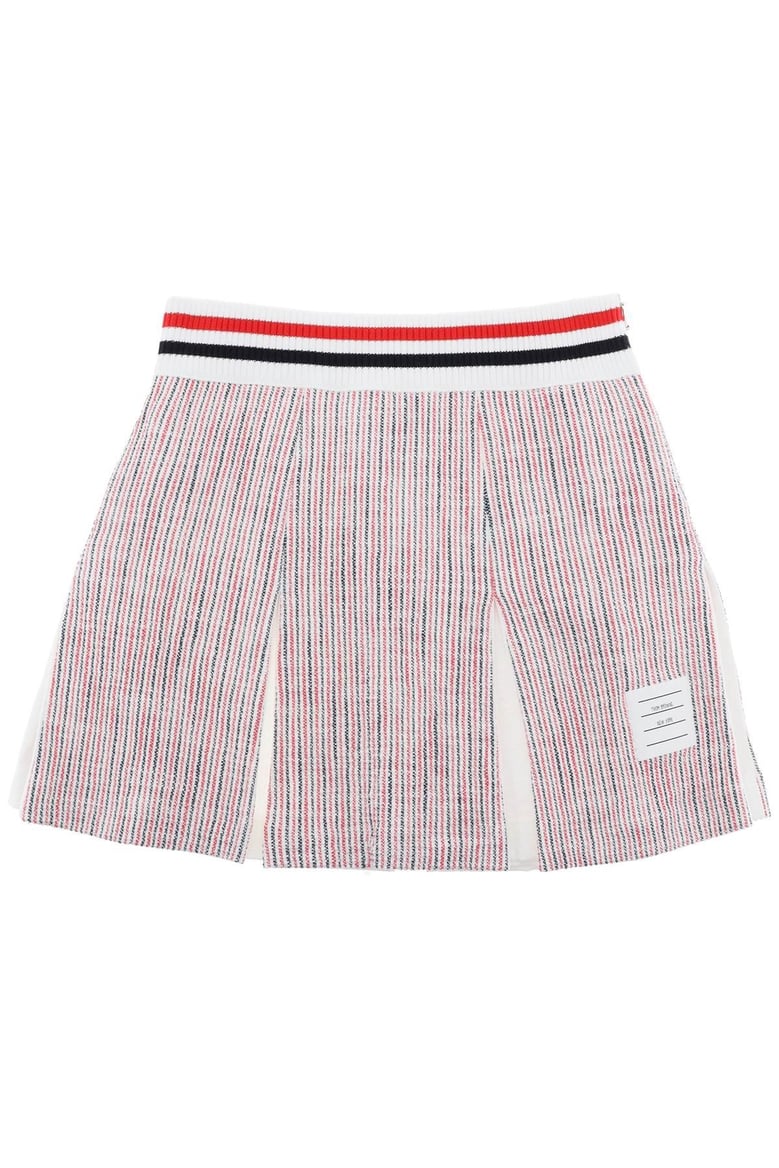 mini box pleated skirt by Selfnex