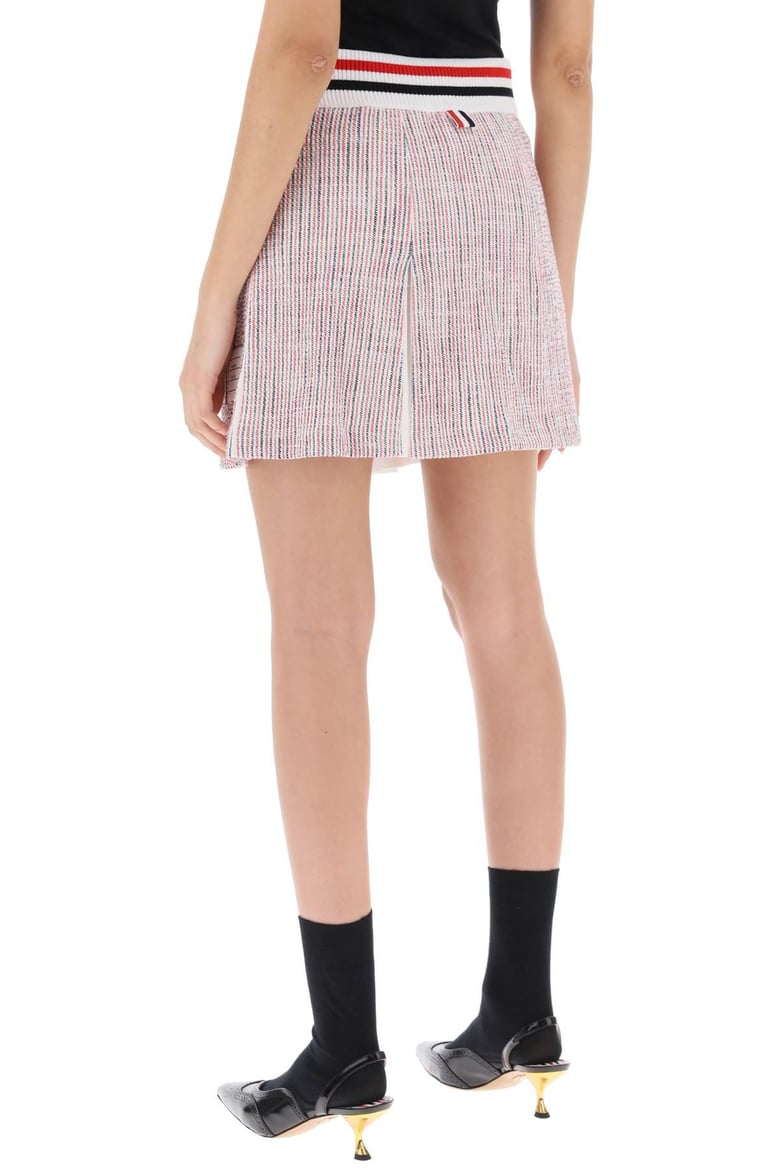 mini box pleated skirt by Selfnex
