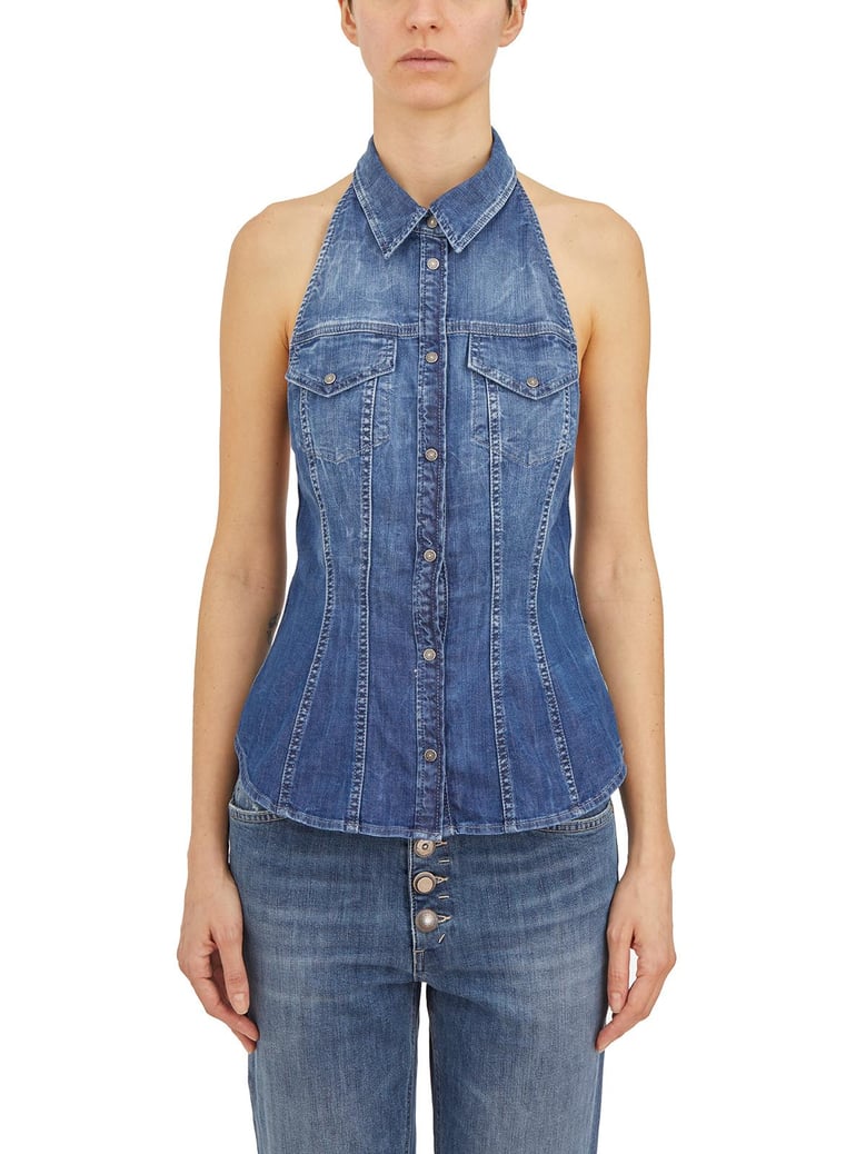 denim vest by Selfnex