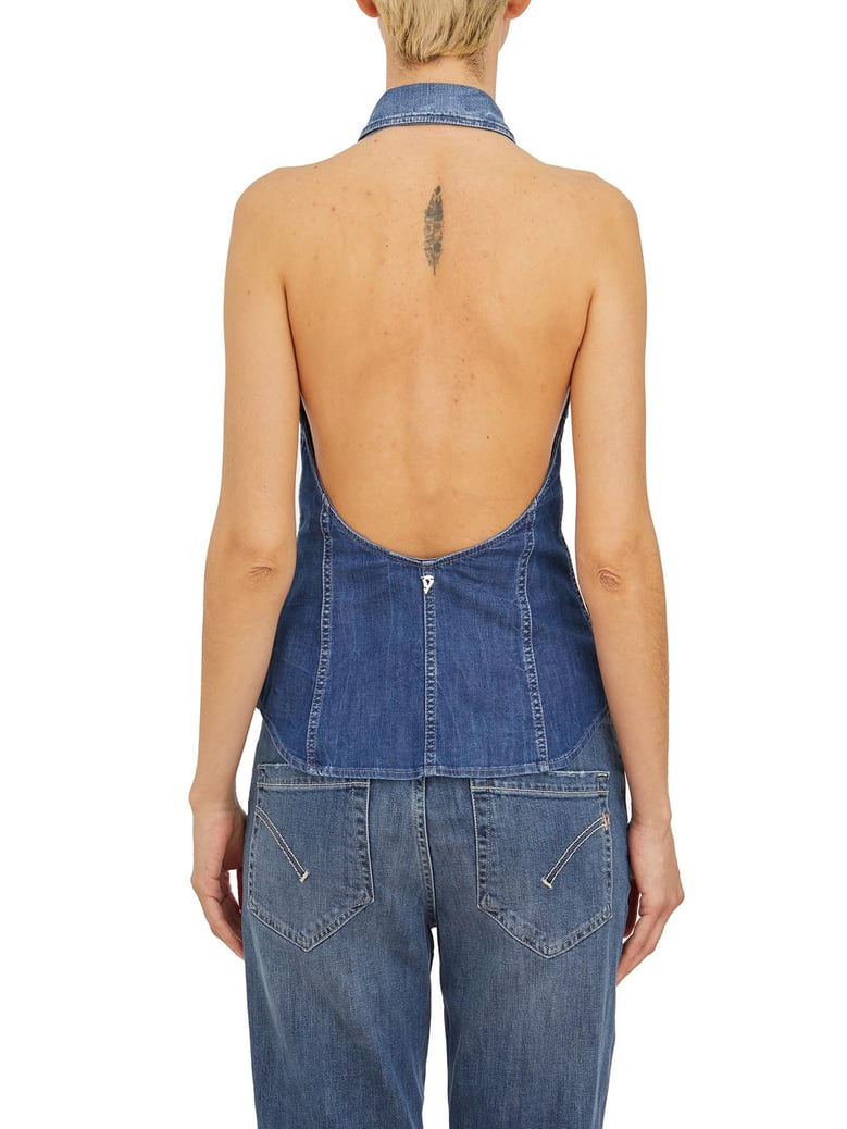 denim vest by Selfnex