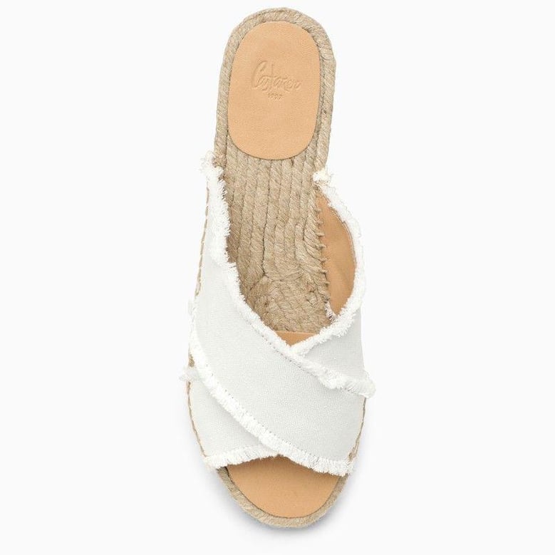 white palmera slip-on by Selfnex
