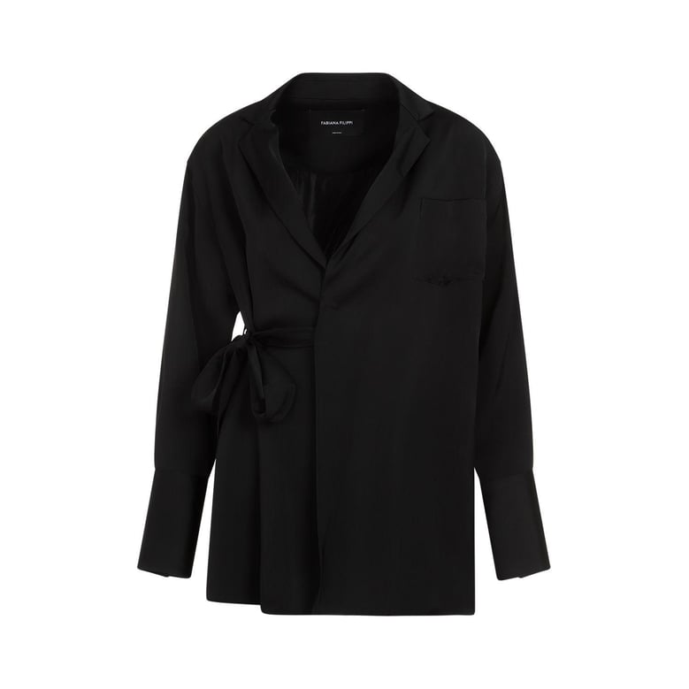 viscose blazer by Selfnex