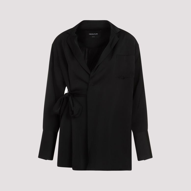 viscose blazer by Selfnex