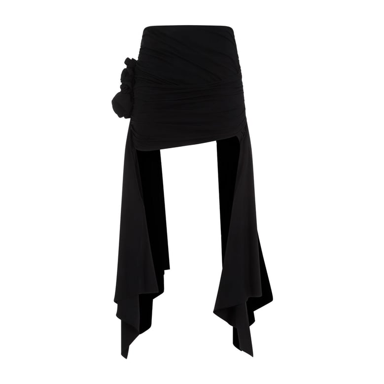 viscose mini skirt by Selfnex