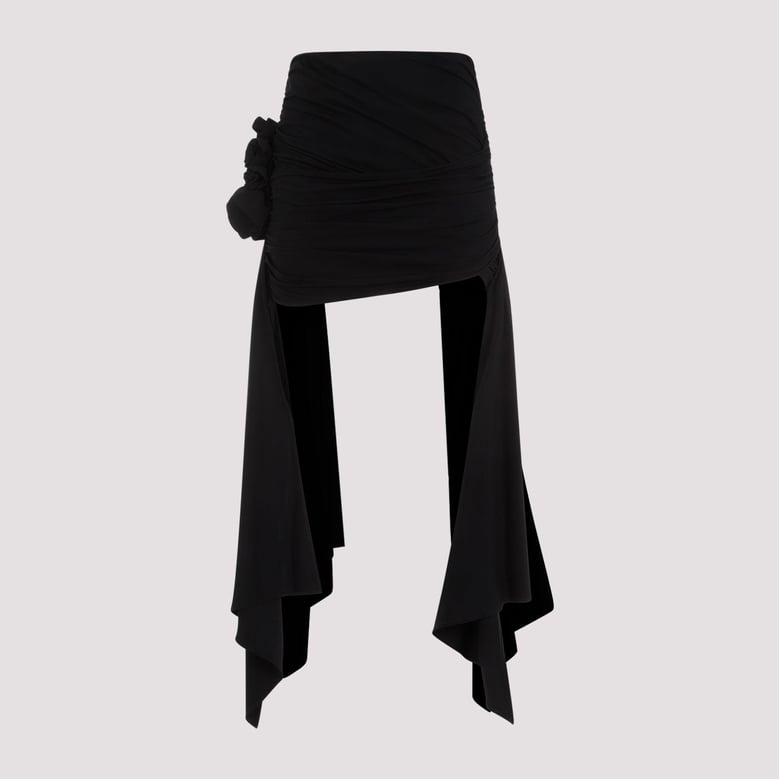 viscose mini skirt by Selfnex