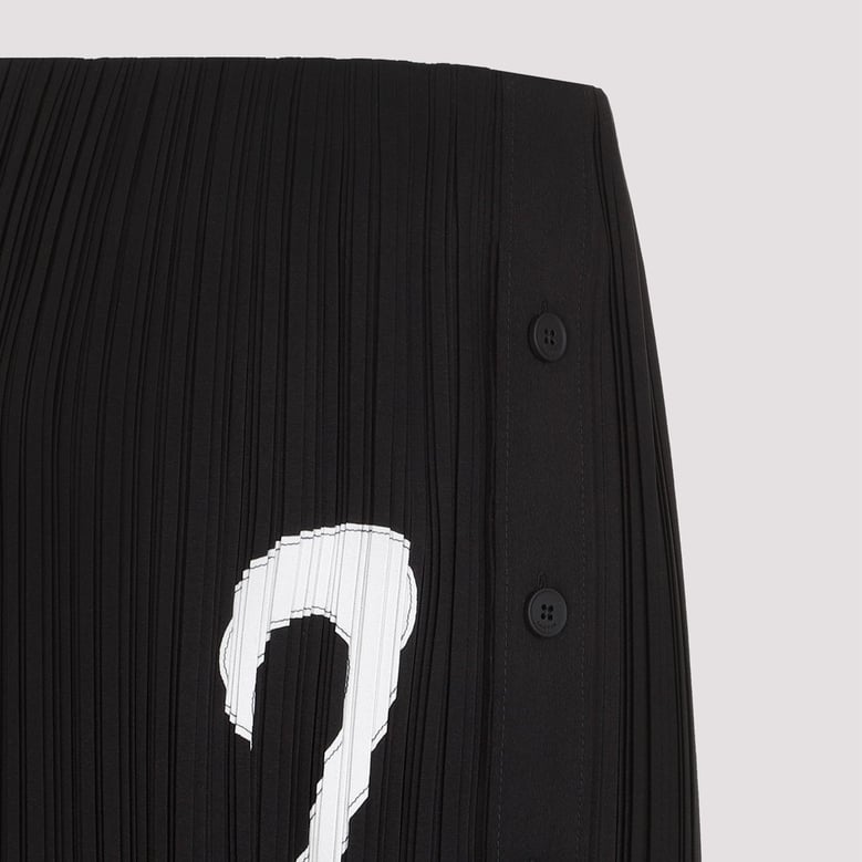 pleated long skirt by Selfnex