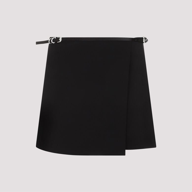 black duchesse mini skirt by Selfnex