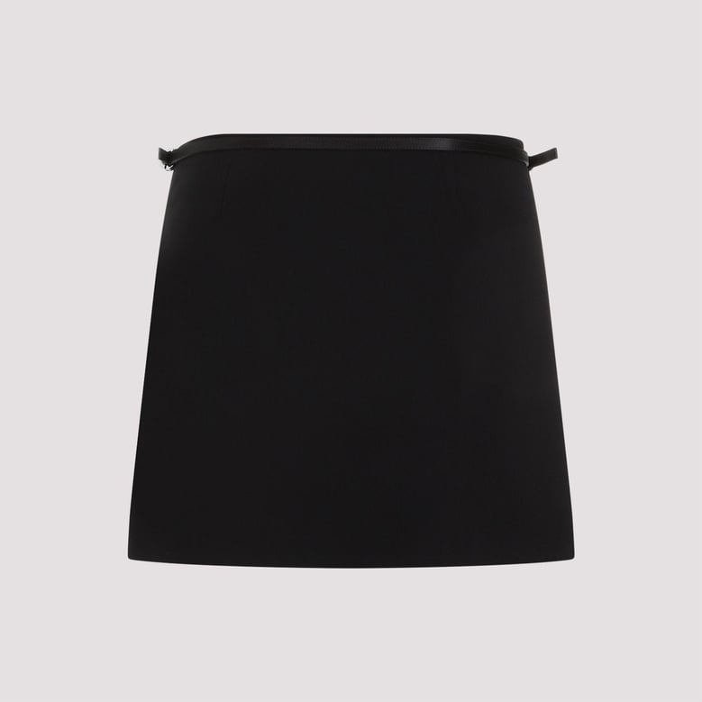 black duchesse mini skirt by Selfnex