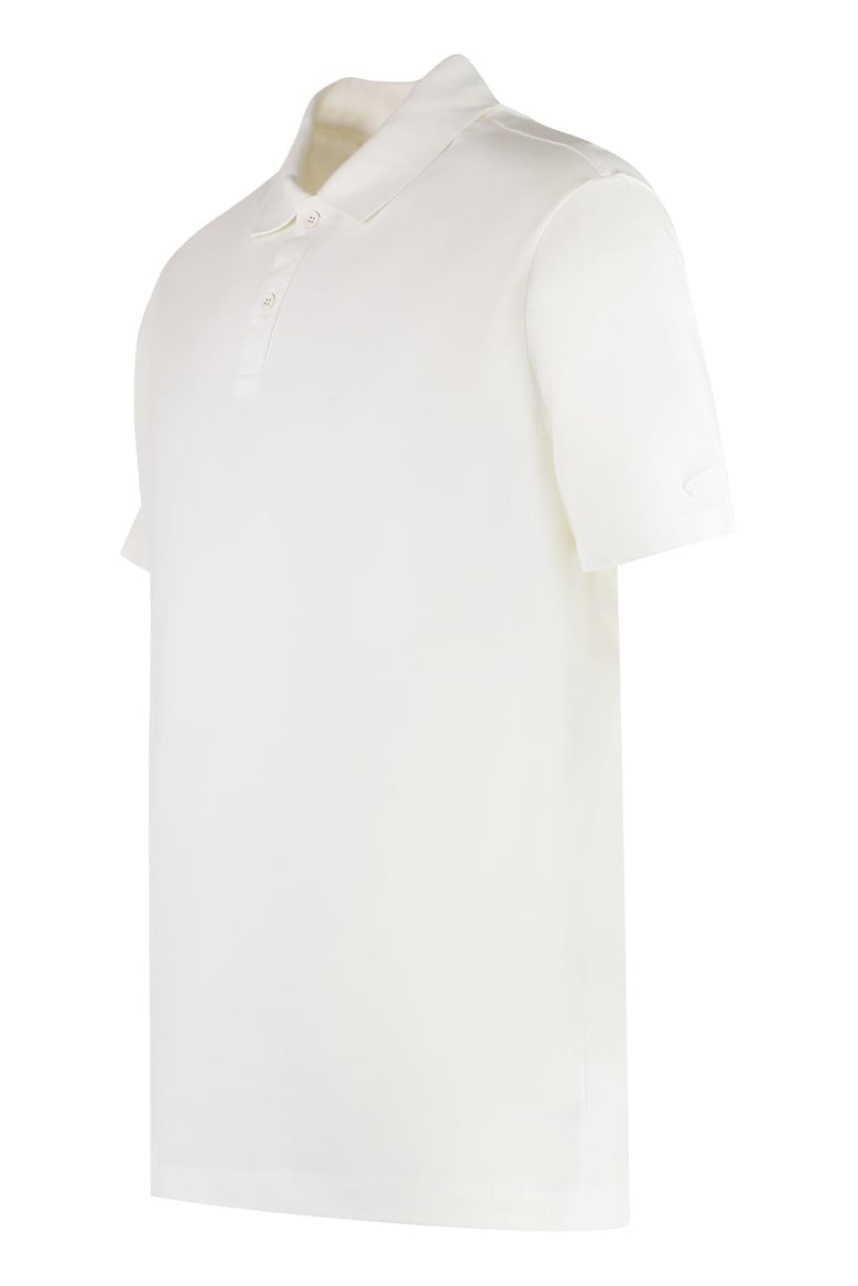 short sleeve cotton polo shirt by Selfnex
