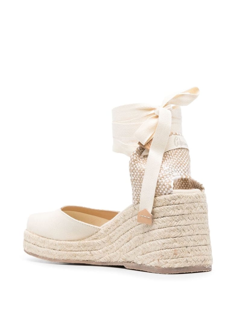 tina raffia wedge espadrilles by Selfnex