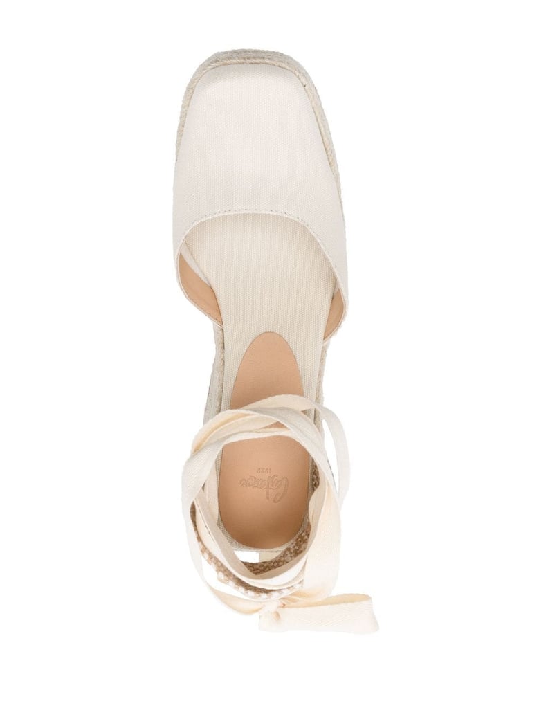 tina raffia wedge espadrilles by Selfnex